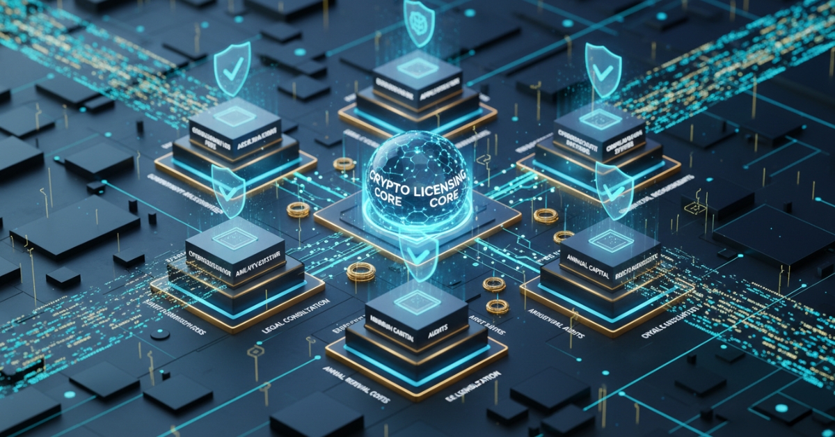 How much does a crypto license cost